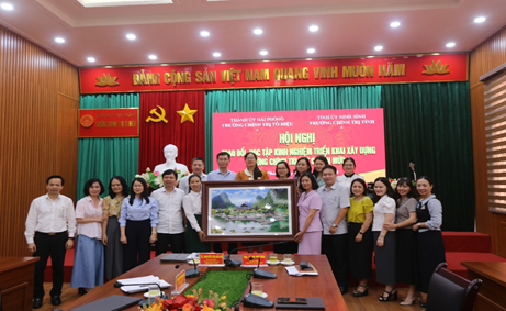 Đẩy mạnh hợp tác, chia sẻ kinh nghiệm giữa trường chính trị  Tô Hiệu và trường Chính trị tỉnh Ninh Bình